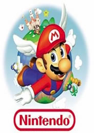 Super Mario Con logo de Nintendo